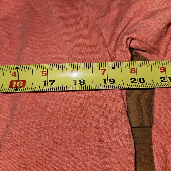 Nike Peach Salmon Cotton Long Sleeve Sweatshirt Size S | Lightweight Crewneck - Picture 4 of 8